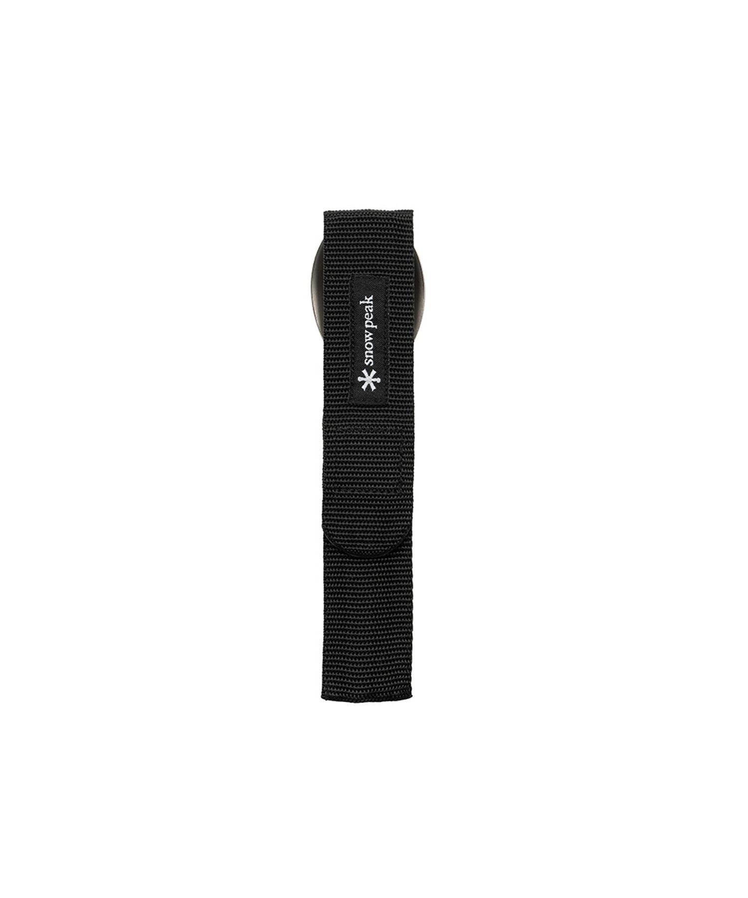 Snow Peak Wapper titanium spoon and fork set with black storage case