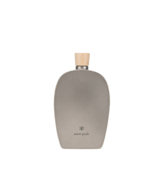 Snow Peak - 钛制扁酒壶 250