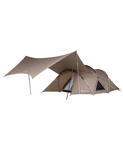Snow Peak Land Nest M tent and tarp set for 3–4 person camping