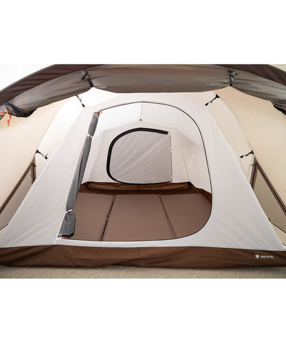 Snow Peak Land Nest M tent and tarp set for 3–4 person camping