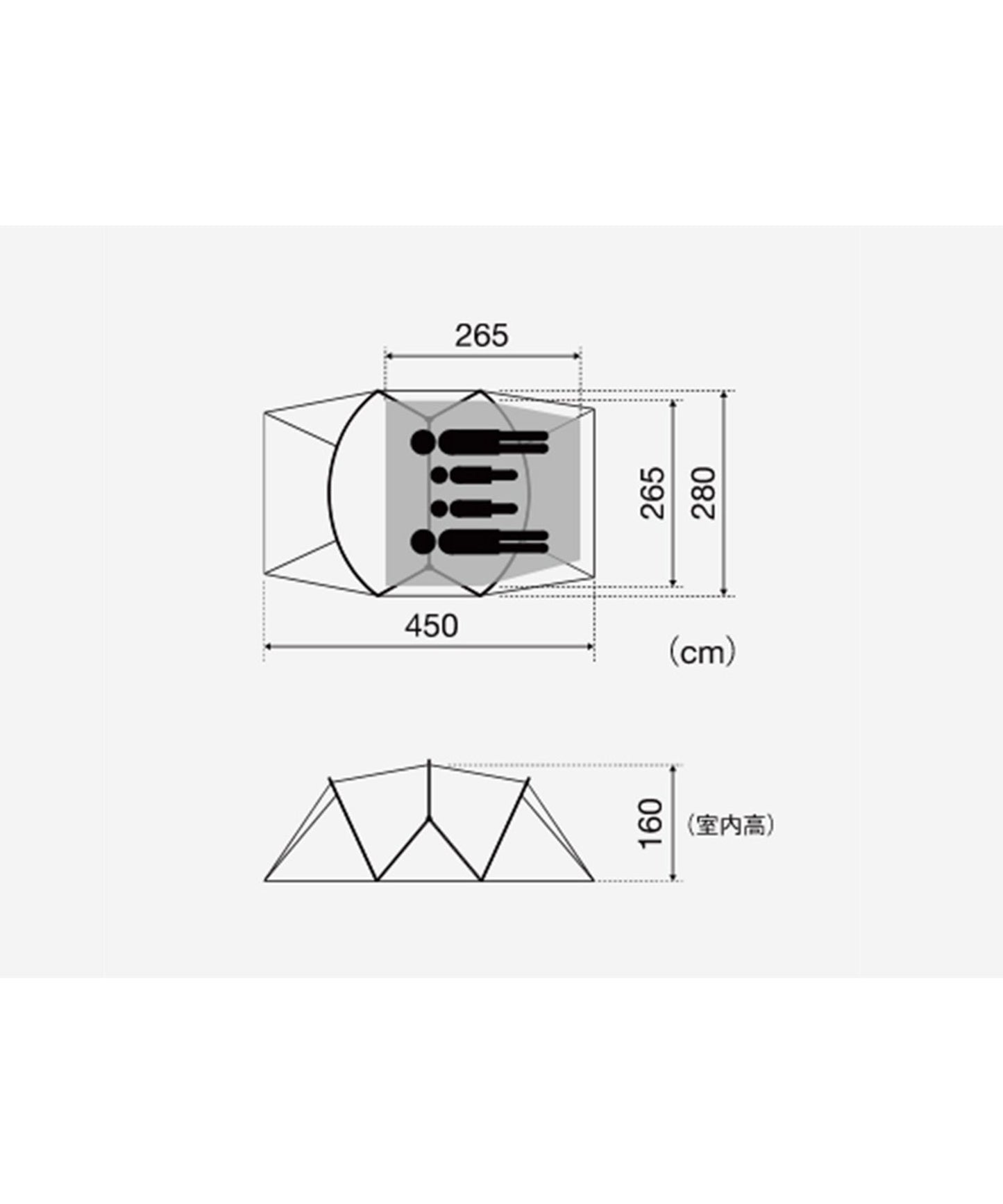 Snow Peak - Land Nest Medium Tent & Tarp Set