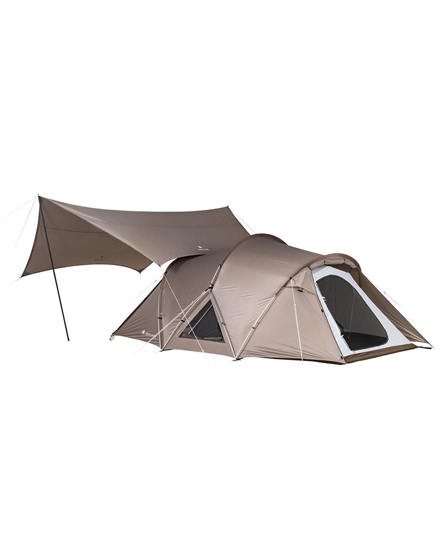 Snow Peak Land Nest M tent and tarp set for 3–4 person camping