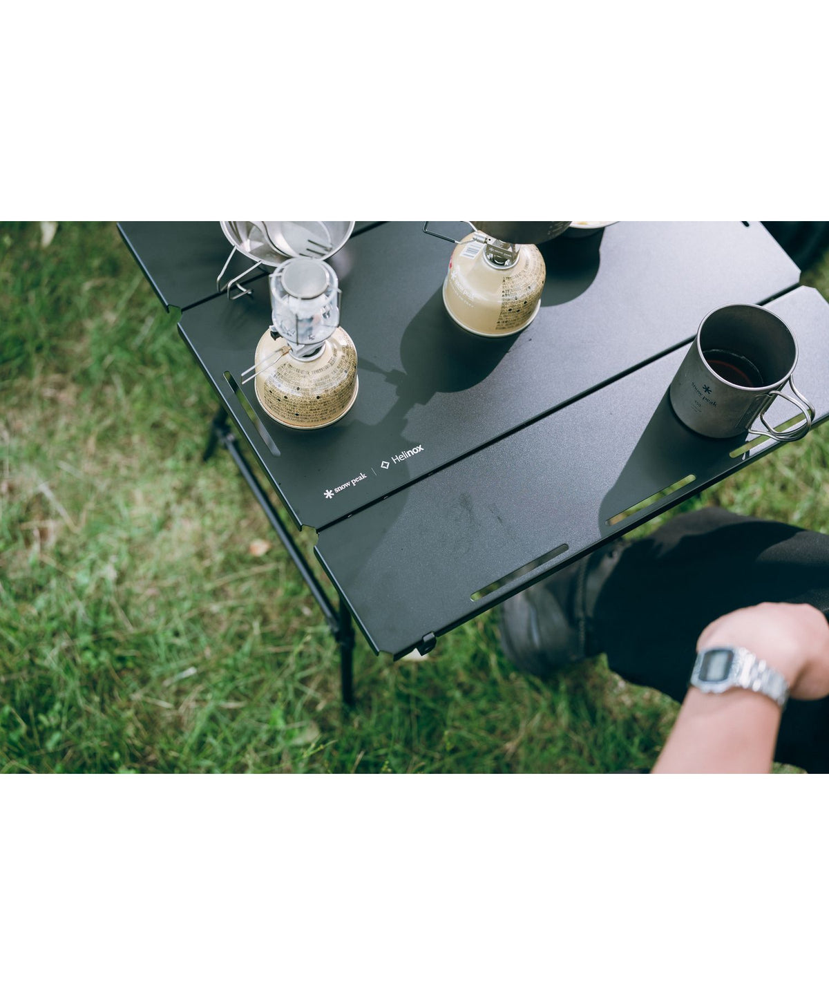 Snow Peak Noga Table Helinox collaboration portable camping table