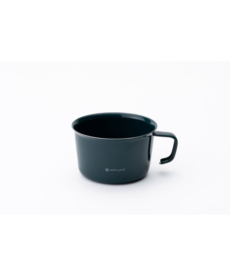 Snow Peak - Enamel Wide Mug 400 – Forest Blue