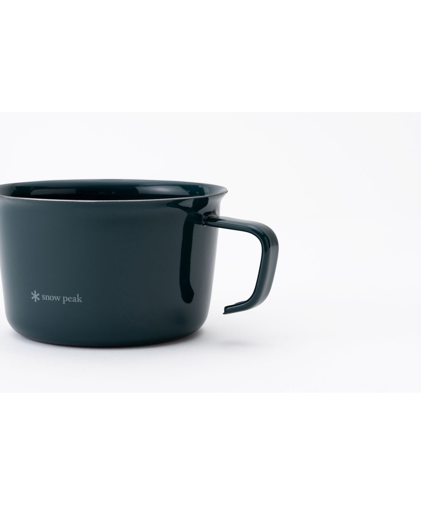 Snow Peak - Enamel Wide Mug 400 – Forest Blue