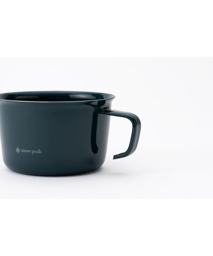 Snow Peak - Enamel Wide Mug 400 – Forest Blue