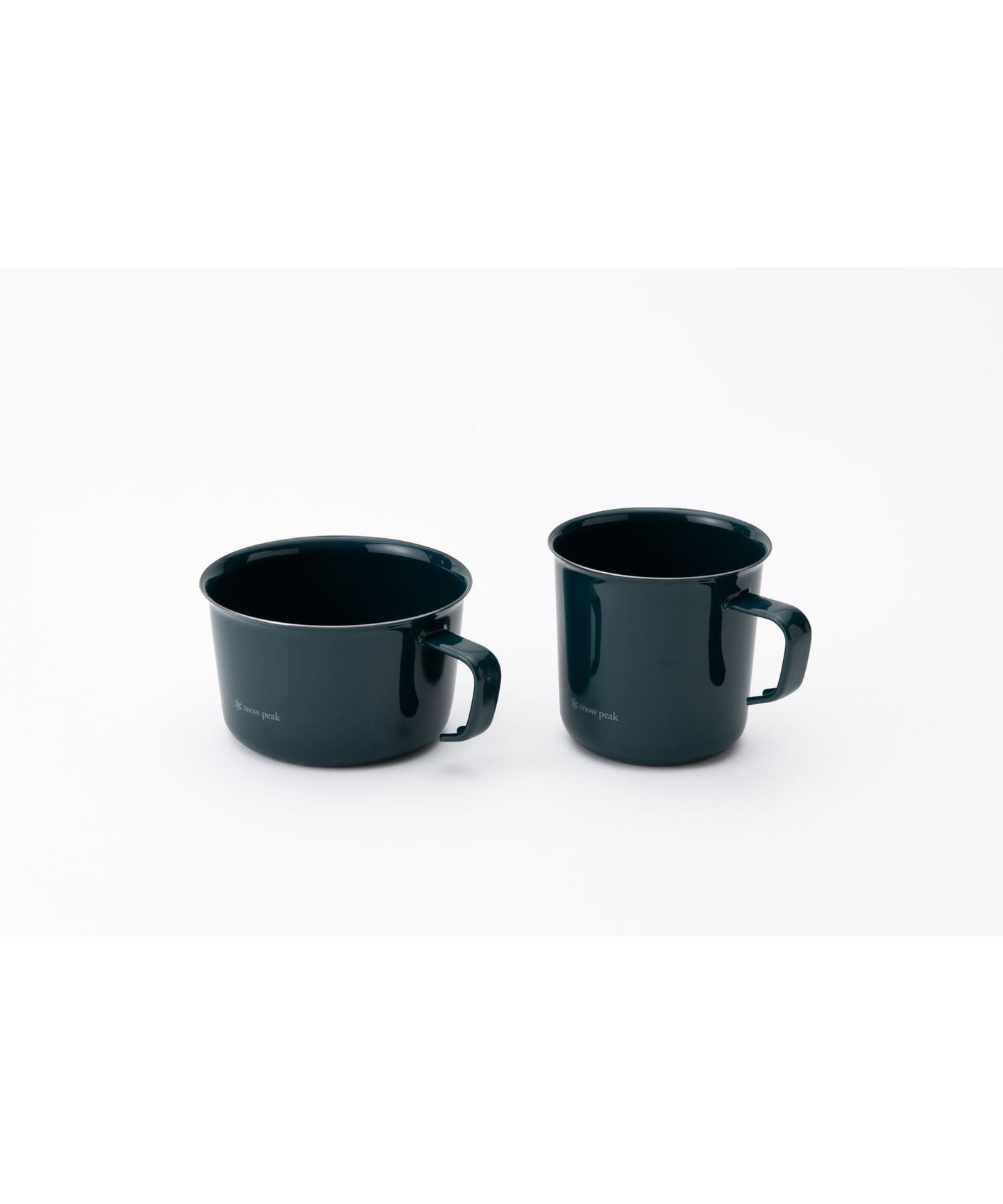 Snow Peak - Enamel Wide Mug 400 – Forest Blue