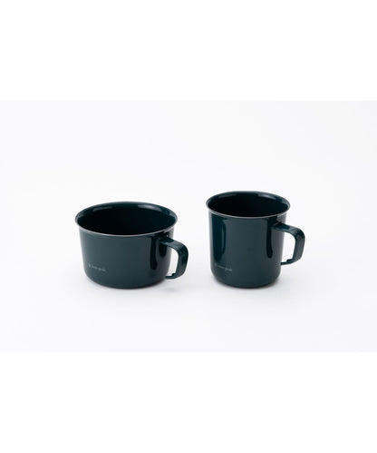 Snow Peak - Enamel Wide Mug 400 – Forest Blue