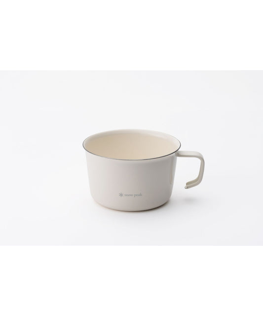 Snow Peak - Enamel Wide Mug 400 – Ivory