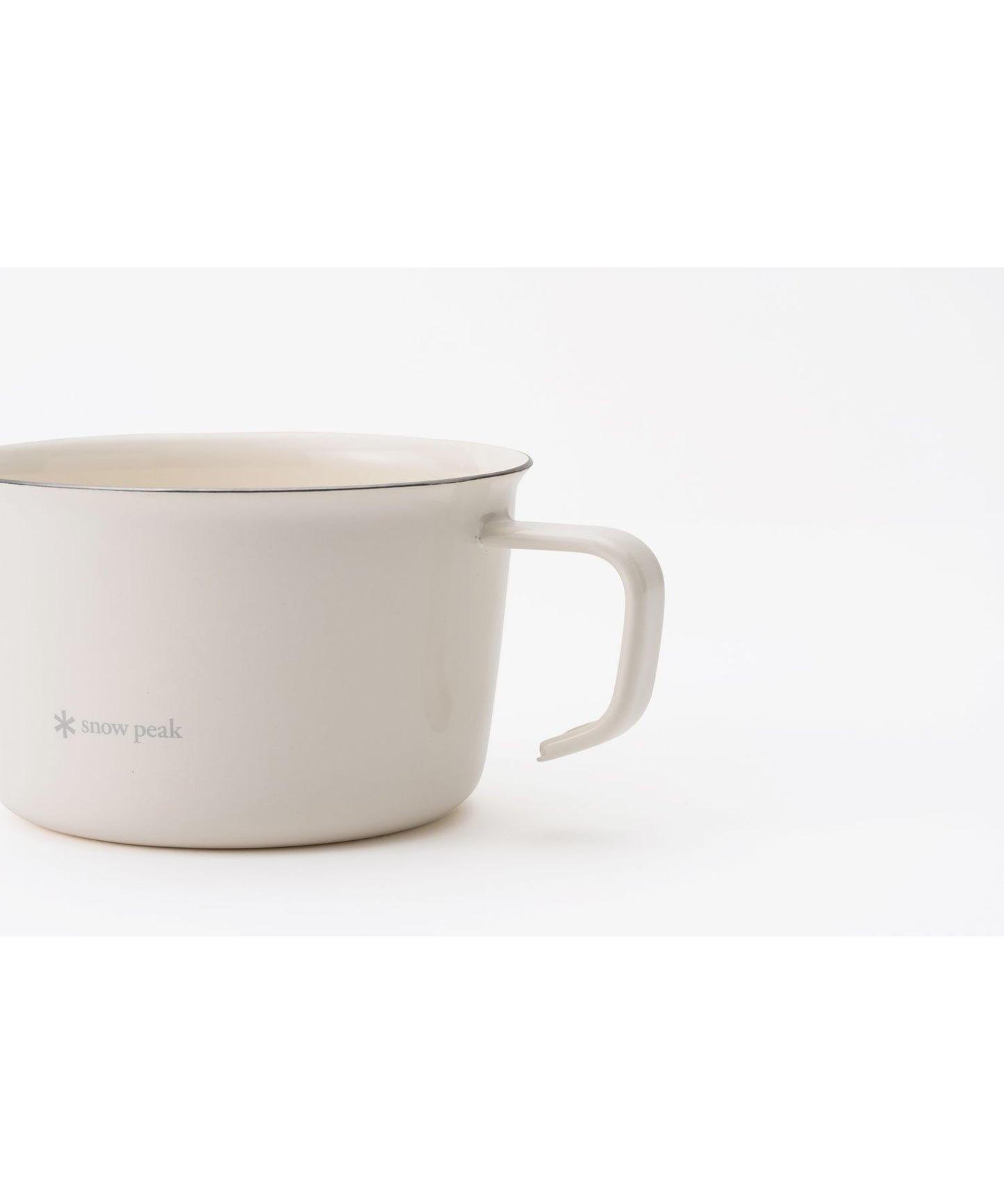 Snow Peak - Enamel Wide Mug 400 – Ivory