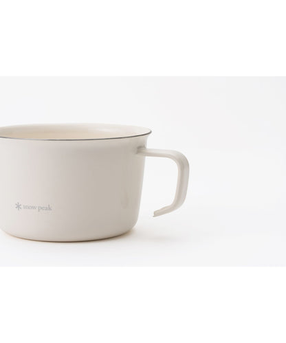 Snow Peak - Enamel Wide Mug 400 – Ivory