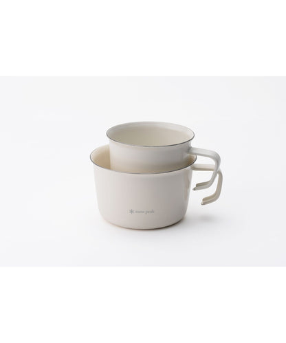 Snow Peak - Enamel Wide Mug 400 – Ivory