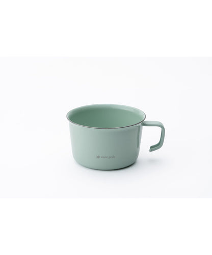Snow Peak - Enamel Wide Mug 400 – Pale Green