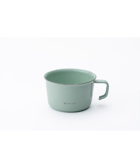 Snow Peak - Enamel Wide Mug 400 – Pale Green