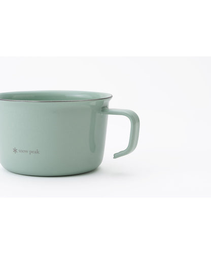 Snow Peak - Enamel Wide Mug 400 – Pale Green