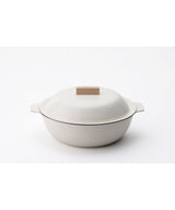 Snow Peak - Enamel Cooker 1L – Ivory