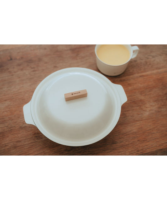 Snow Peak - Enamel Cooker 1L – Ivory