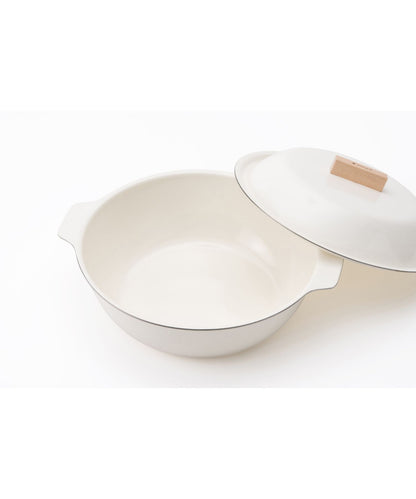 Snow Peak - Enamel Cooker 1L – Ivory