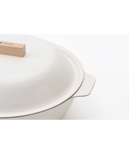 Snow Peak - Enamel Cooker 1L – Ivory