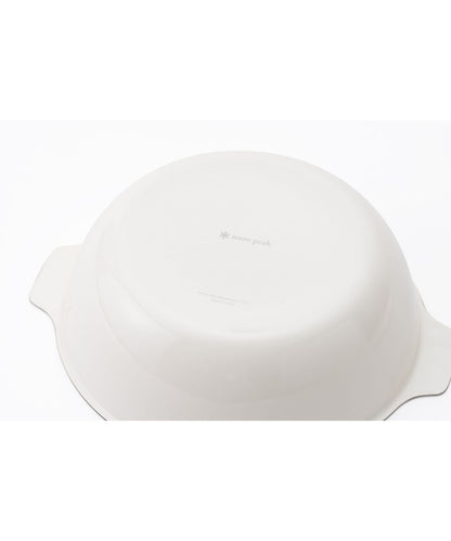 Snow Peak - Enamel Cooker 1L – Ivory