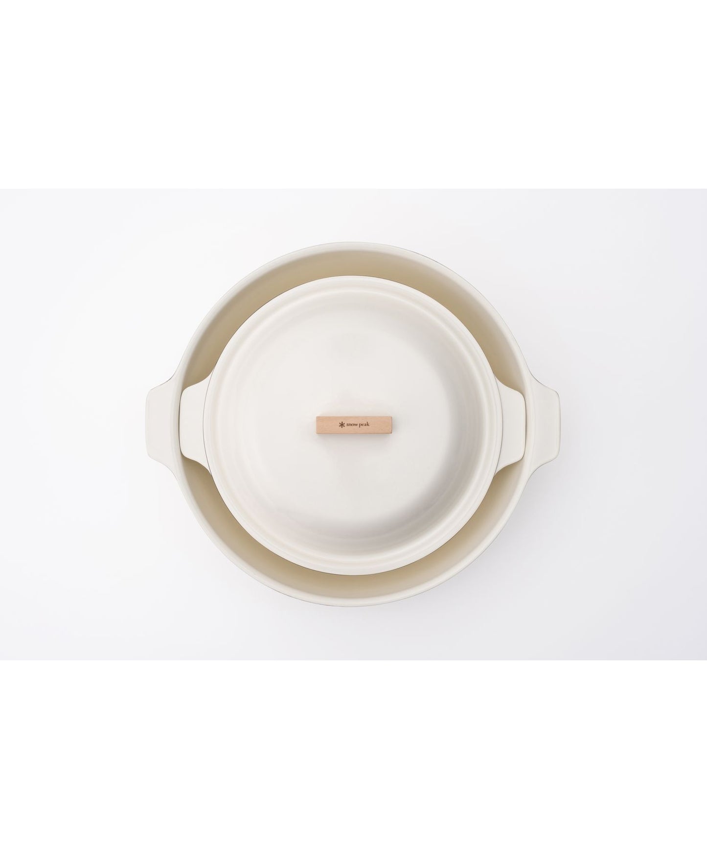 Snow Peak - Enamel Cooker 1L – Ivory