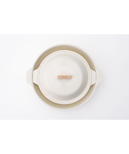 Snow Peak - Enamel Cooker 1L – Ivory