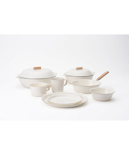 Snow Peak - Enamel Cooker 1L – Ivory