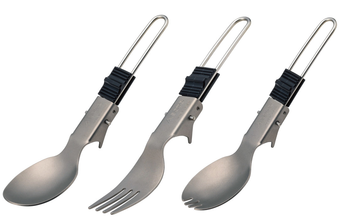 SOTO - UKU Spork – Lightweight Folding Titanium Spork (Made in Japan)