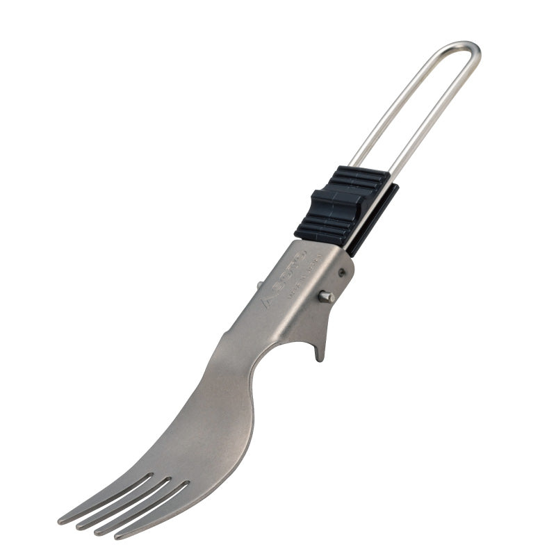 SOTO - UKU Spork – Lightweight Folding Titanium Spork (Made in Japan)