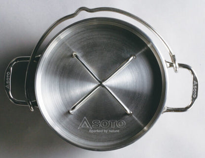 Soto - Stainless Dutch Oven 10Inch Half Limited Edition – Special Free Bag Set