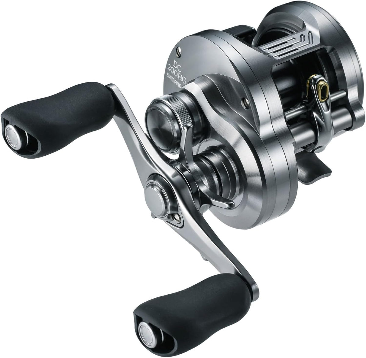 Buy Shimano 26 Calcutta Conquest DC 200HG JDM baitcasting reel direct from Japan — 7.5:1 gear ratio, 260g, 13BB, INFINITYDRIVE. Right handle. Ships worldwide from Osaka.