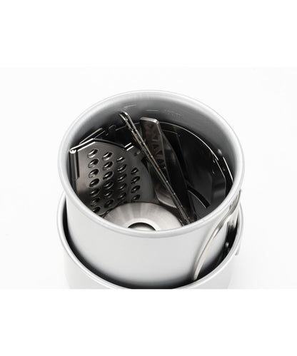 Snow Peak Kaen Stove Koen Cooker Set compact alcohol camping stove and cookware