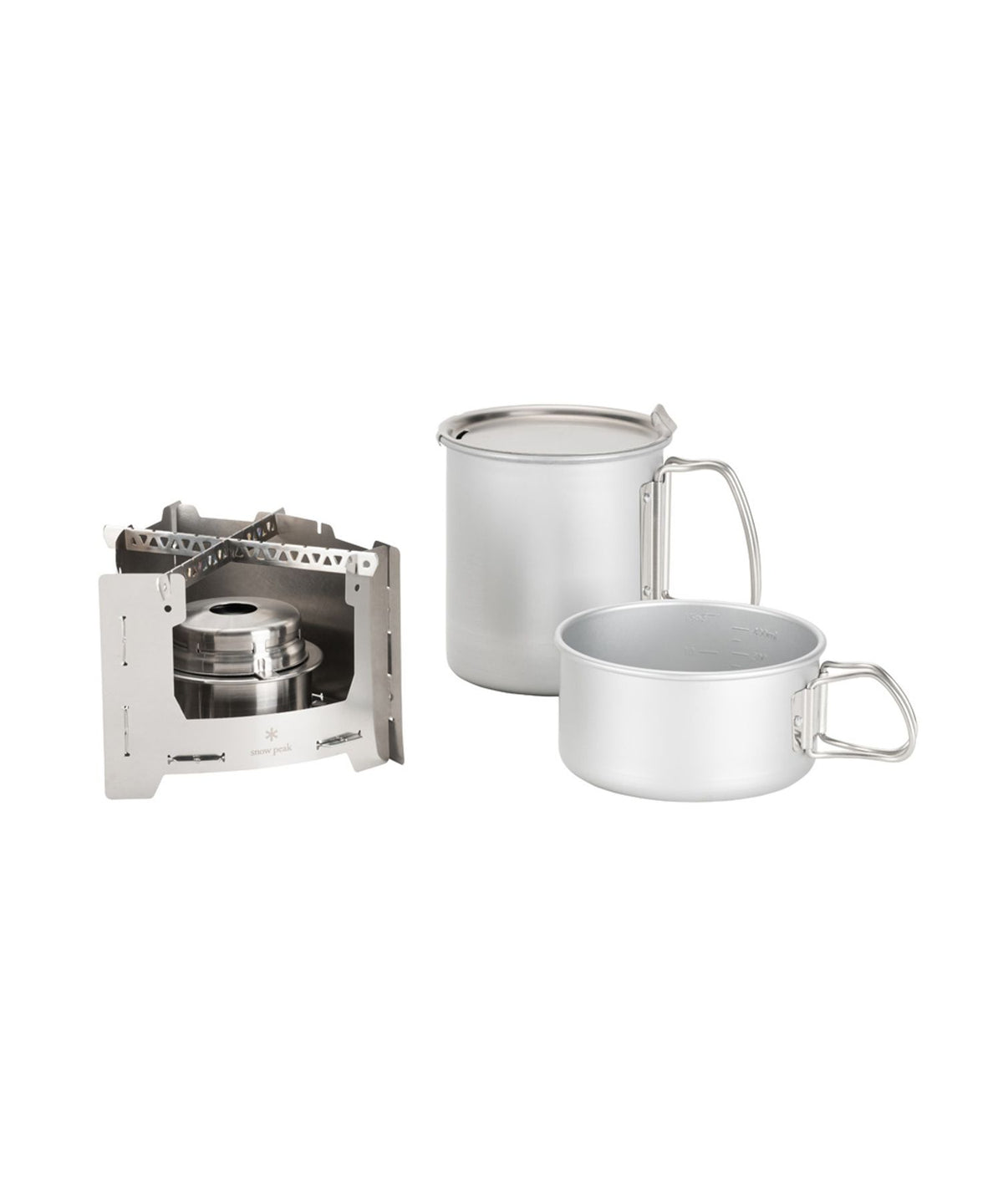 Snow Peak Kaen Stove Koen Cooker Set compact alcohol camping stove and cookware
