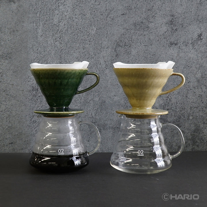 HARIO - V60 Ceramic Coffee Dripper 02 – Traditional Japanese Glaze x Tachikichi
