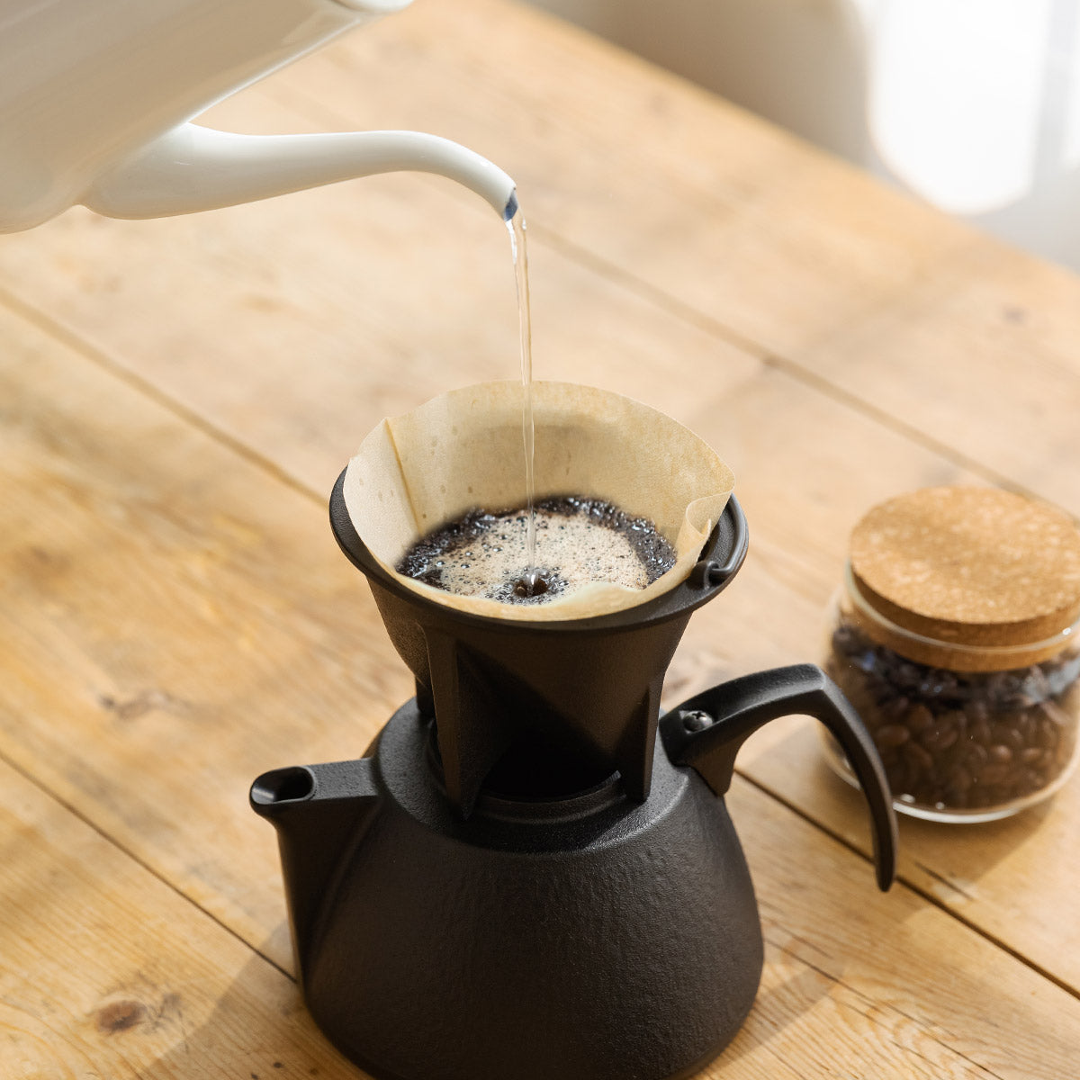 IWACHU Coffee Pot Set Nambu Tekki cast iron made in Japan