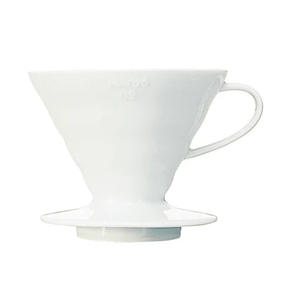 HARIO - V60 Transparent Dripper 02 Ceramic Red for 1-4 Cups Coffee Hand Drip