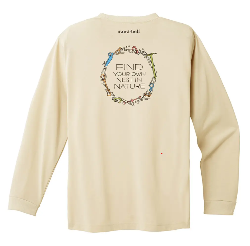 mont-bell Wickron Long Sleeve T Gear Circle