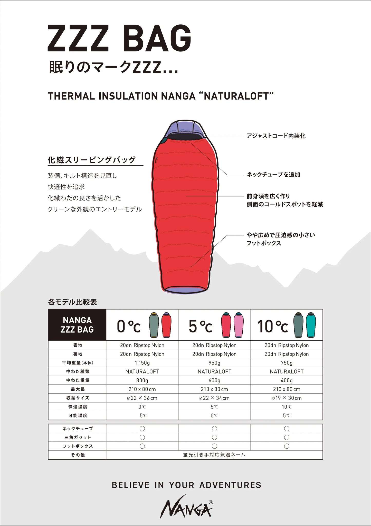 NANGA - ZZZ BAG 10