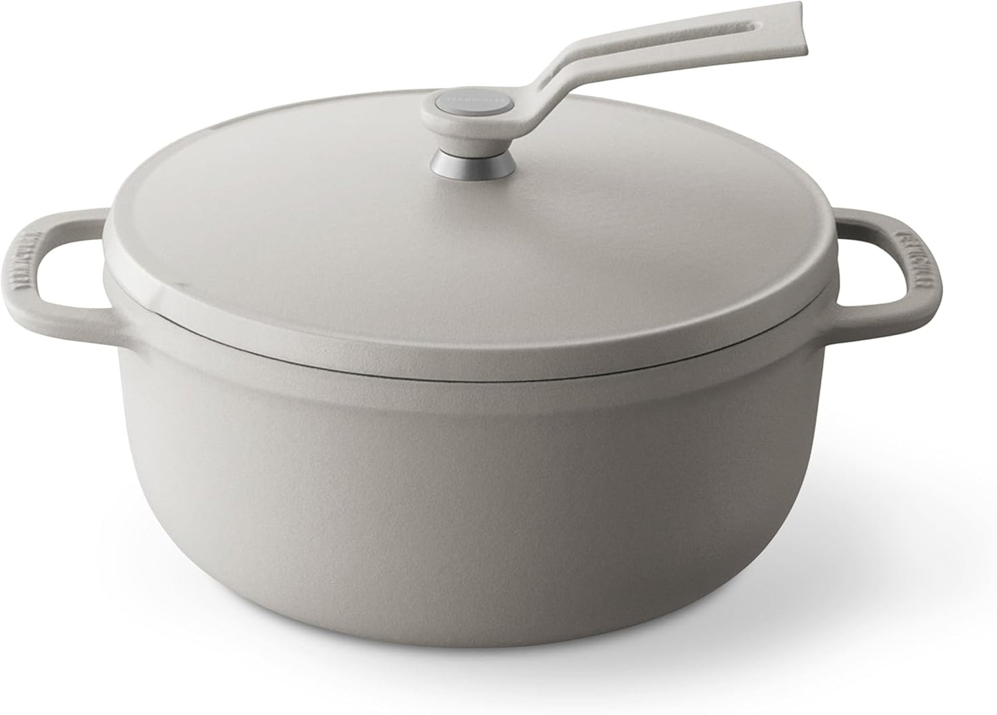 Vermicular - Cast Iron Enamel Pot, 8.7 inches (22 cm), Matte Cloud Pink, Waterless Cooking, Waterless Bake, Includes Exclusive Recipe Book, Oven Pot 2