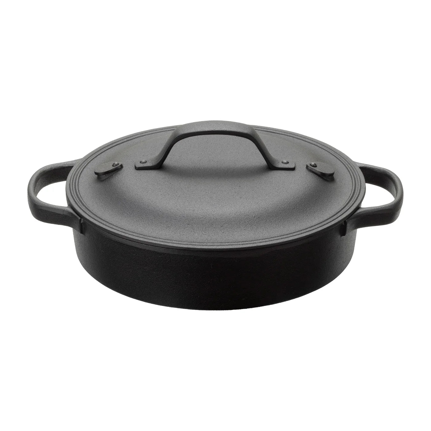 OIGEN - Cooktop Round Shallow Cast Iron Pot 24cm