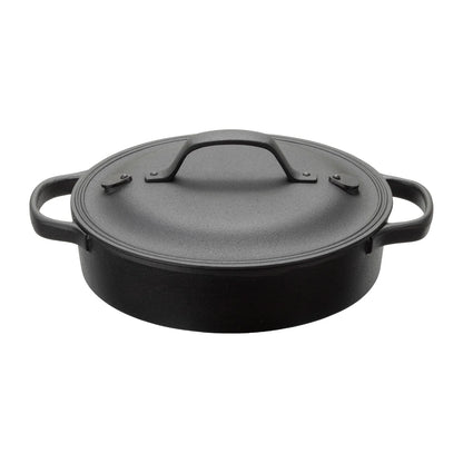 OIGEN - Cooktop Round Shallow Cast Iron Pot 24cm