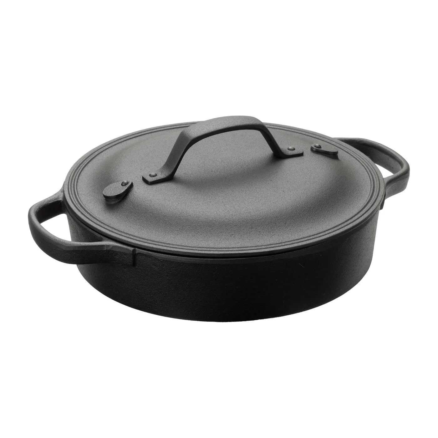 OIGEN - Cooktop Round Shallow Cast Iron Pot 24cm