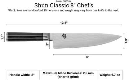 Shun - Classic 8 Chef's Knife