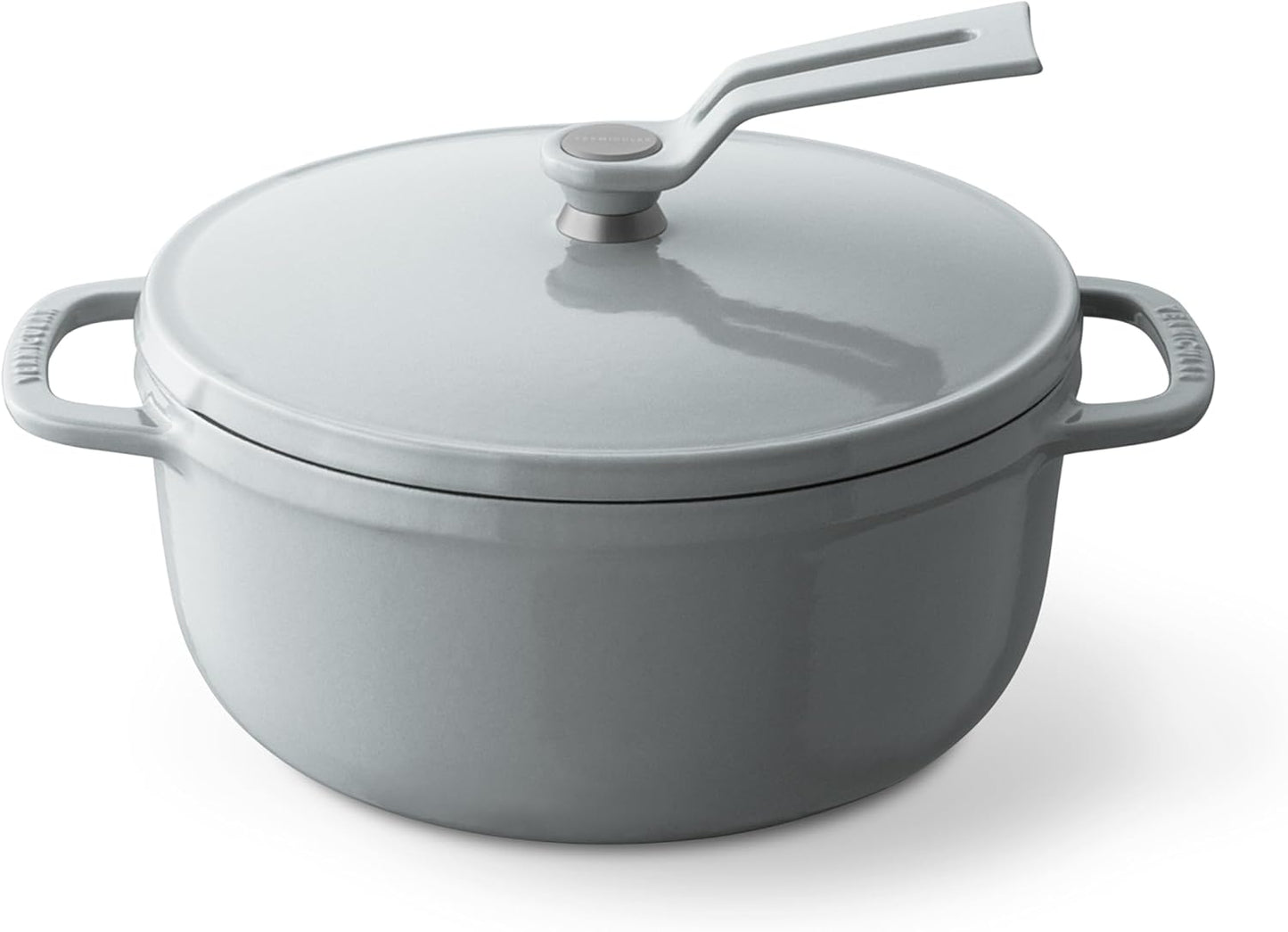 Vermicular - Cast Iron Enamel Pot, 8.7 inches (22 cm), Matte Cloud Pink, Waterless Cooking, Waterless Bake, Includes Exclusive Recipe Book, Oven Pot 2