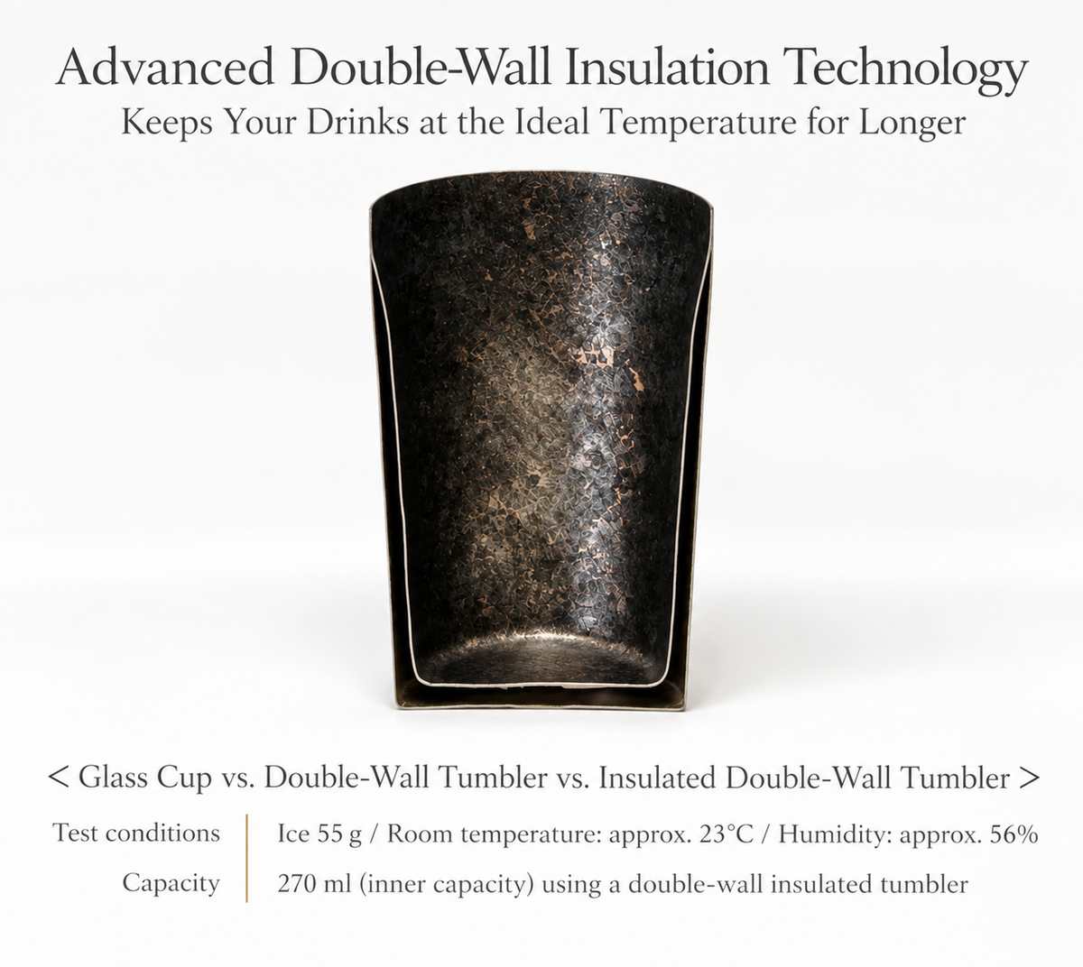 HORIE Aishu Premium Double-Wall Titanium Tumbler Made in Japan