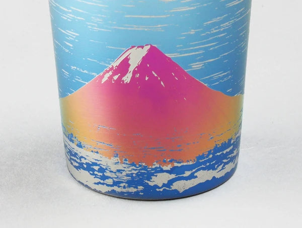 HORIE Fuji Titanium Tumbler Pink Fuji Made in Japan