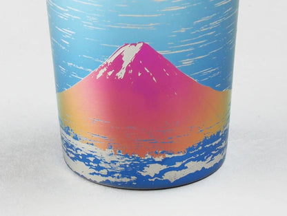 HORIE Fuji Titanium Tumbler Pink Fuji Made in Japan
