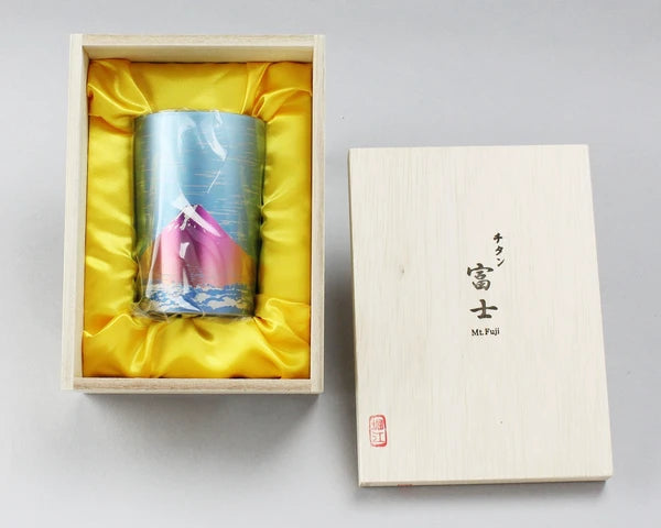 HORIE Fuji Titanium Tumbler Pink Fuji Made in Japan