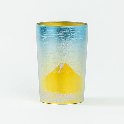 HORIE Fuji Titanium Tumbler Gold Fuji Made in Japan