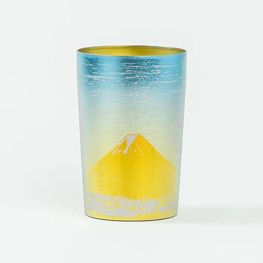 HORIE Fuji Titanium Tumbler Gold Fuji Made in Japan